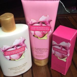 Strawberries and Champagne Spray, Lotion, & Cream